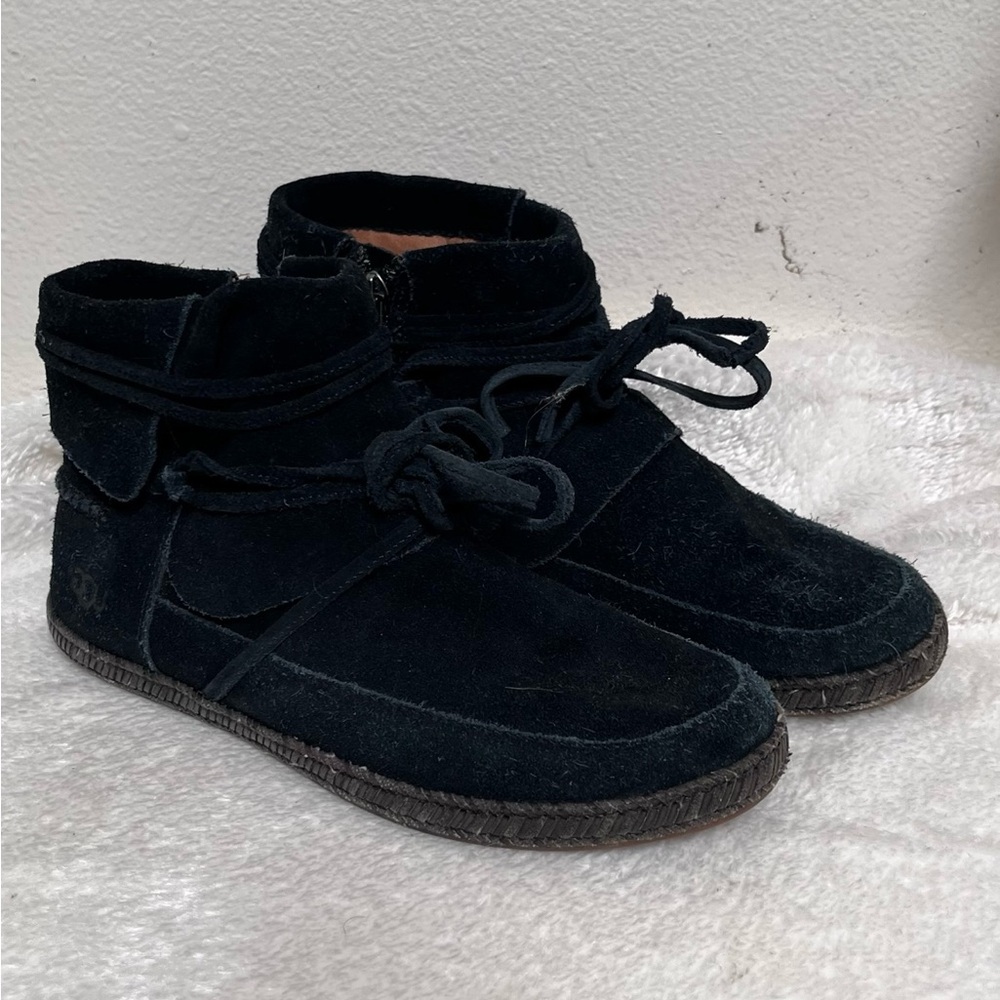 Black Suede Ankle Boots
